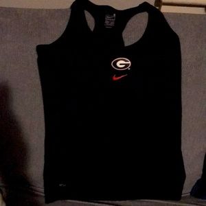 Black Nike FITDRY Georgia Bulldogs Women’s Tank Top Size Small